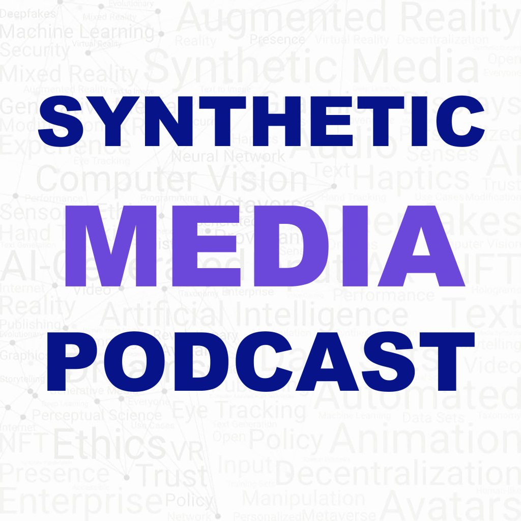 synthetic media podcast cover art